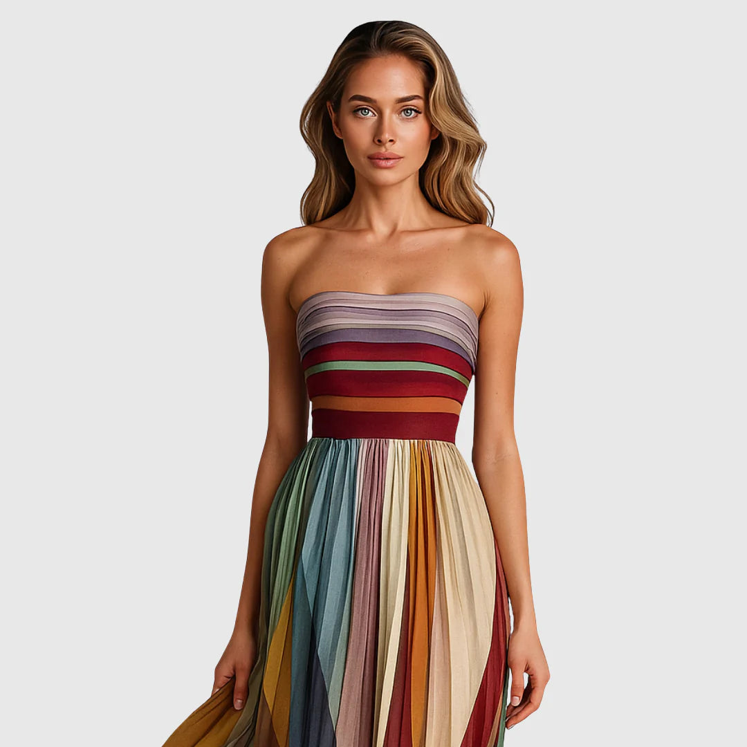 Robe Bustier Longue Élégante