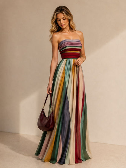 Robe Bustier Longue Élégante